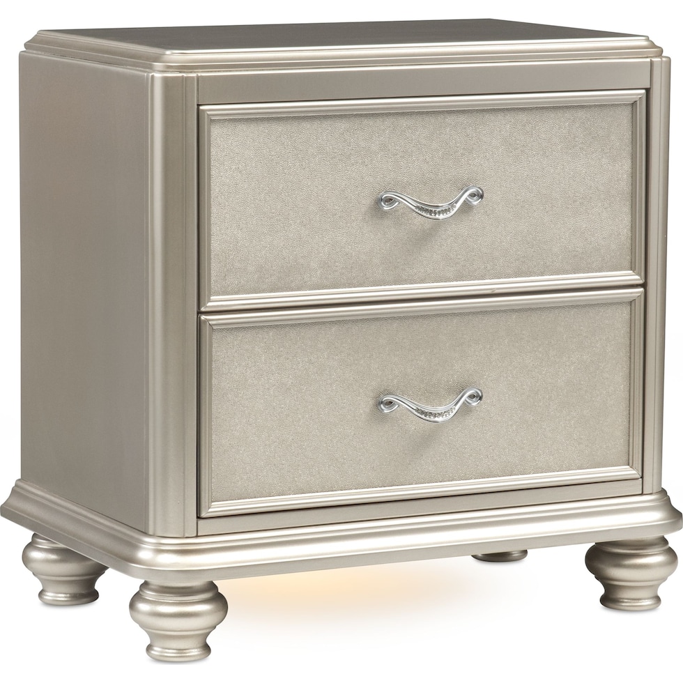 sabrina gray nightstand   