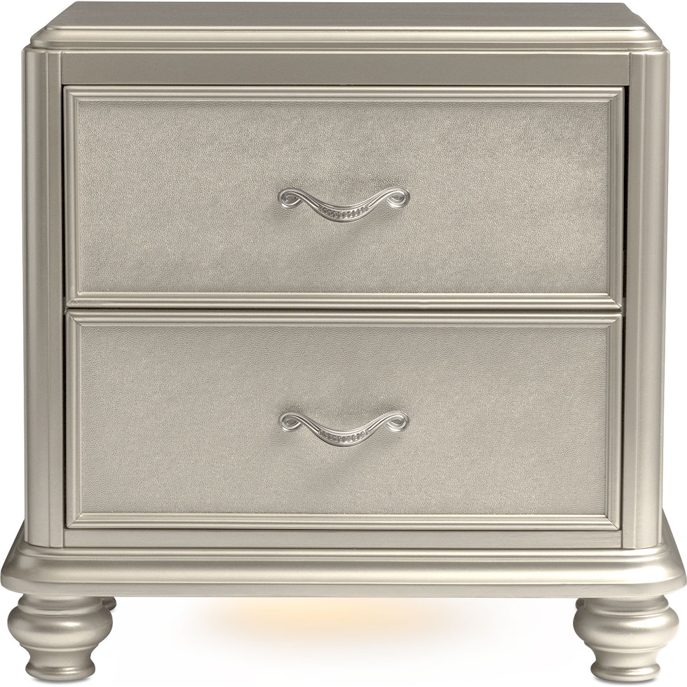 sabrina gray nightstand   