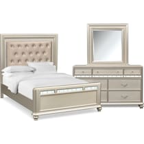 sabrina light brown  pc king bedroom   