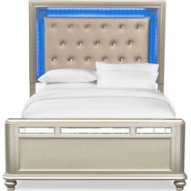 sabrina light brown queen bed   
