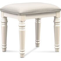 sabrina white bench   