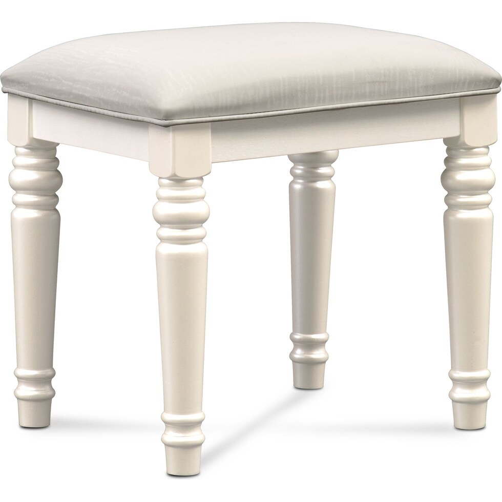 sabrina white bench   