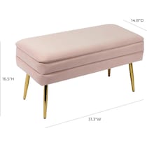 sadira pink bench   