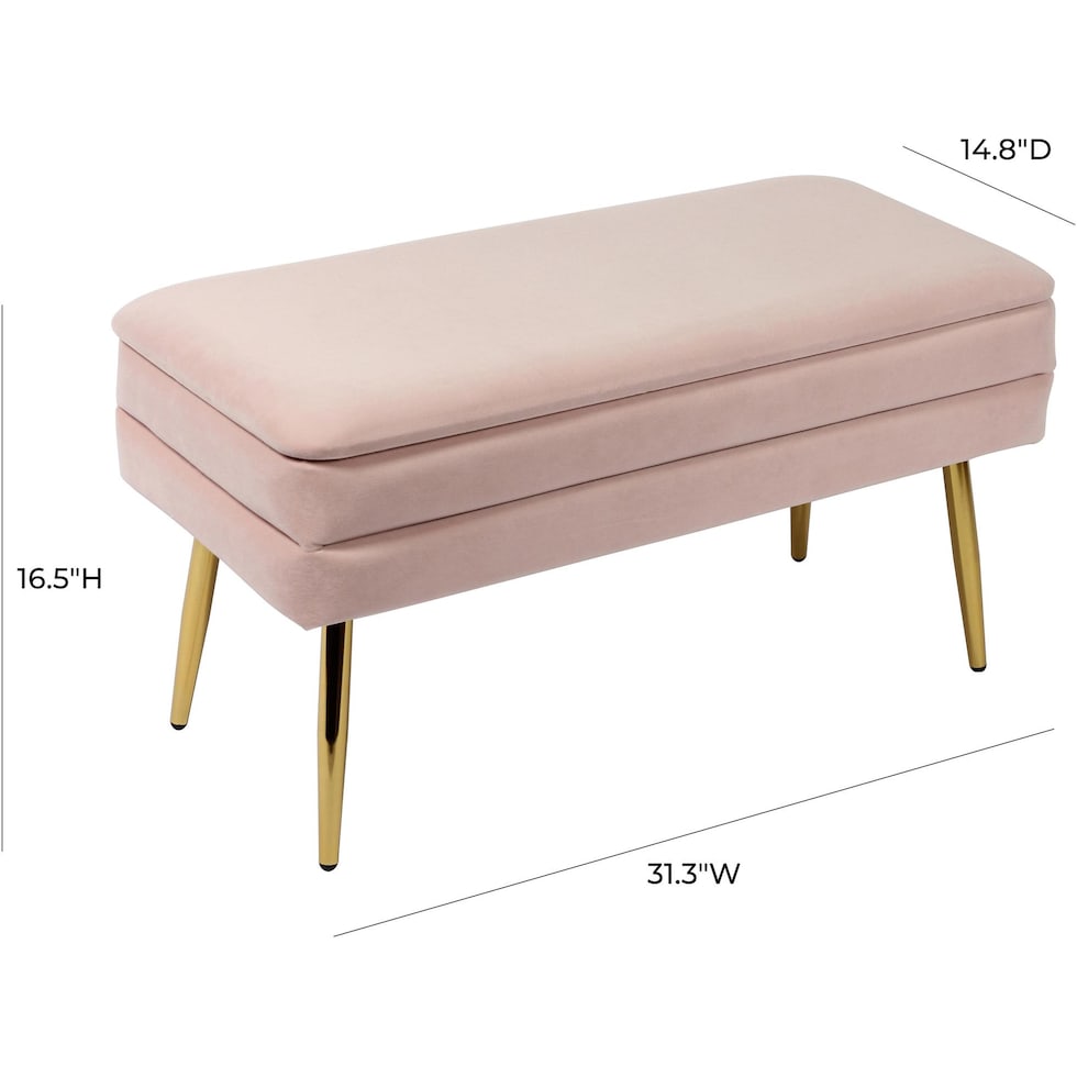 sadira pink bench   