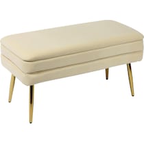 sadira white bench   