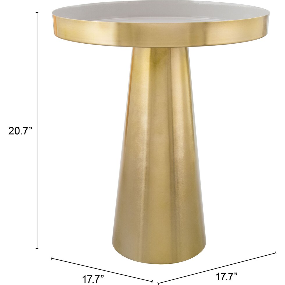 sahil gold side table   