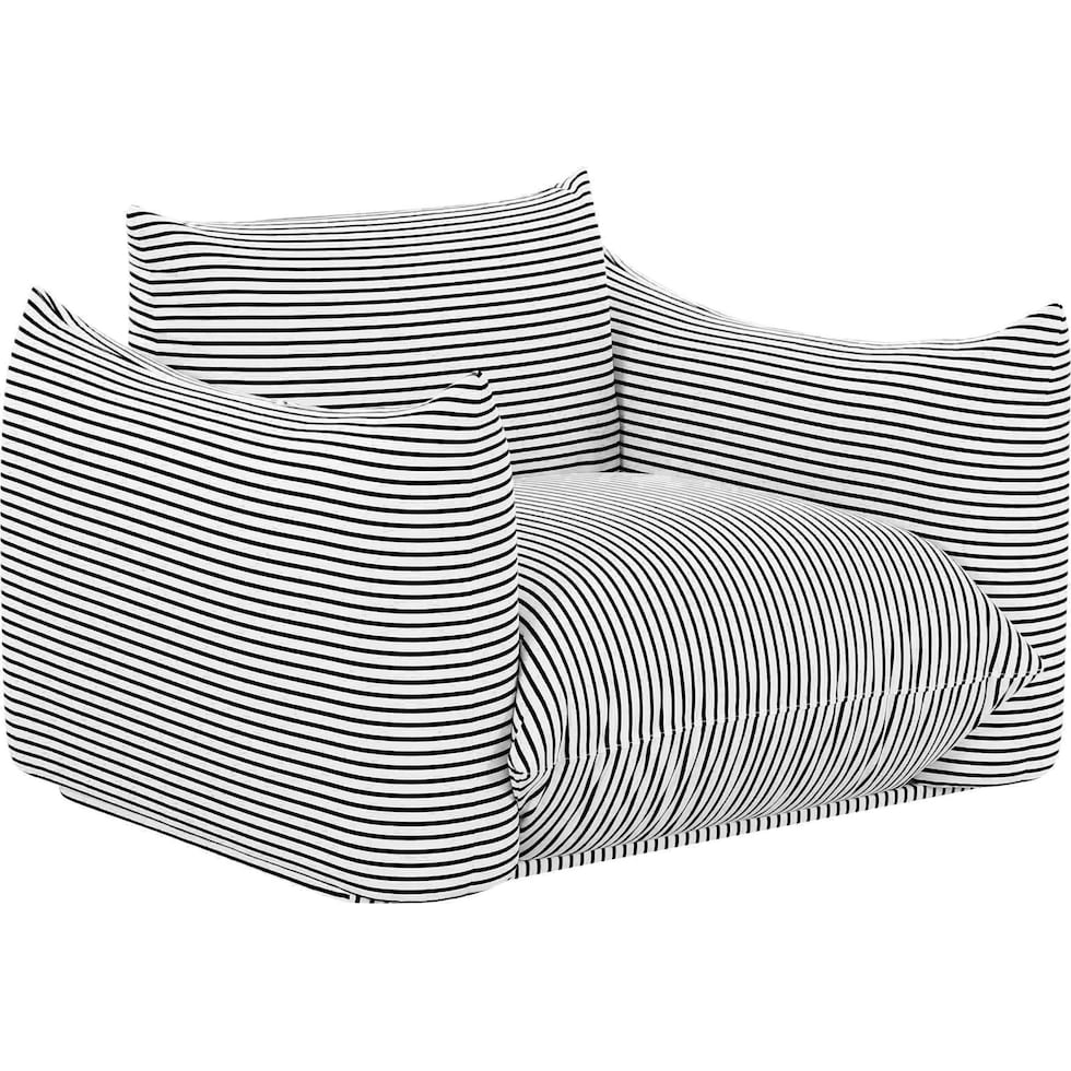 saint lucia black outdoor chair   