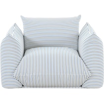 saint lucia blue outdoor chair   