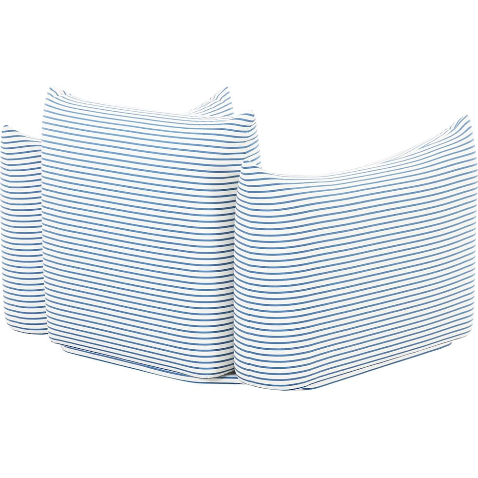 saint lucia blue outdoor chair   
