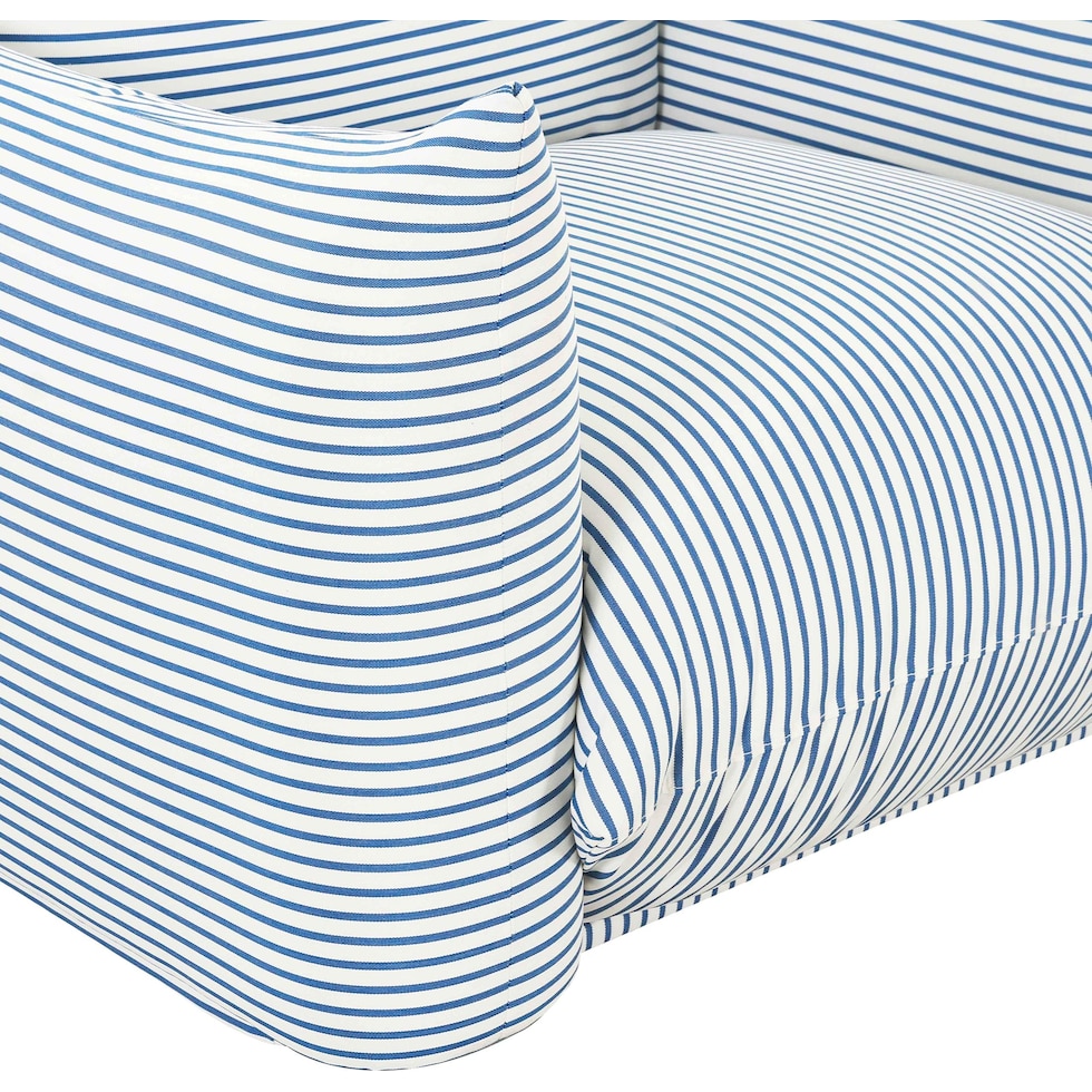 saint lucia blue outdoor chair   