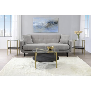 Saint 3-Piece Table Set with Coffee Table and 2 End Tables