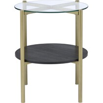 saint black pc table set   