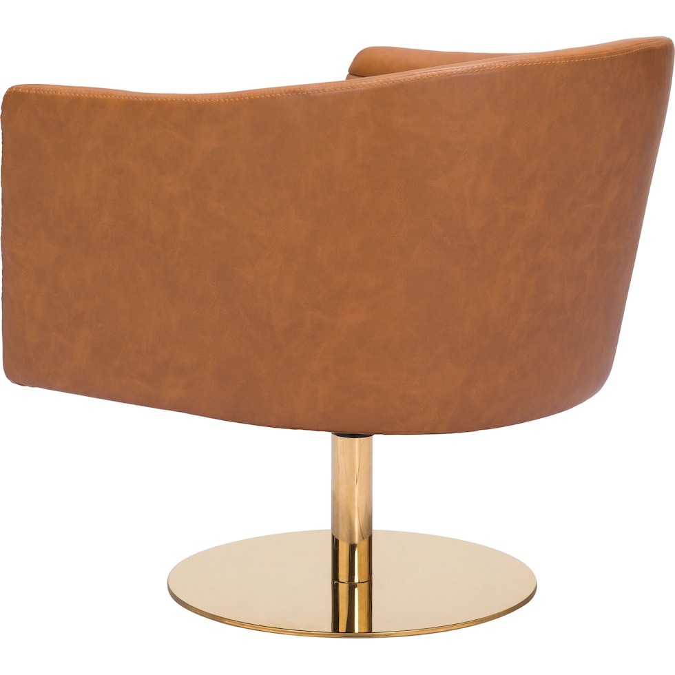 saldana light brown accent chair   