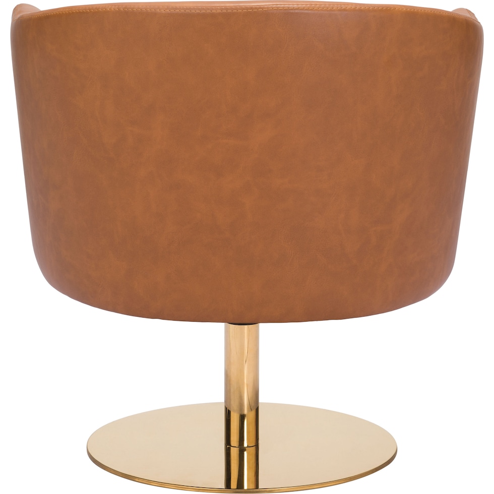 saldana light brown accent chair   