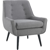 salem gray accent chair   