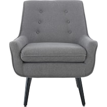salem gray accent chair   