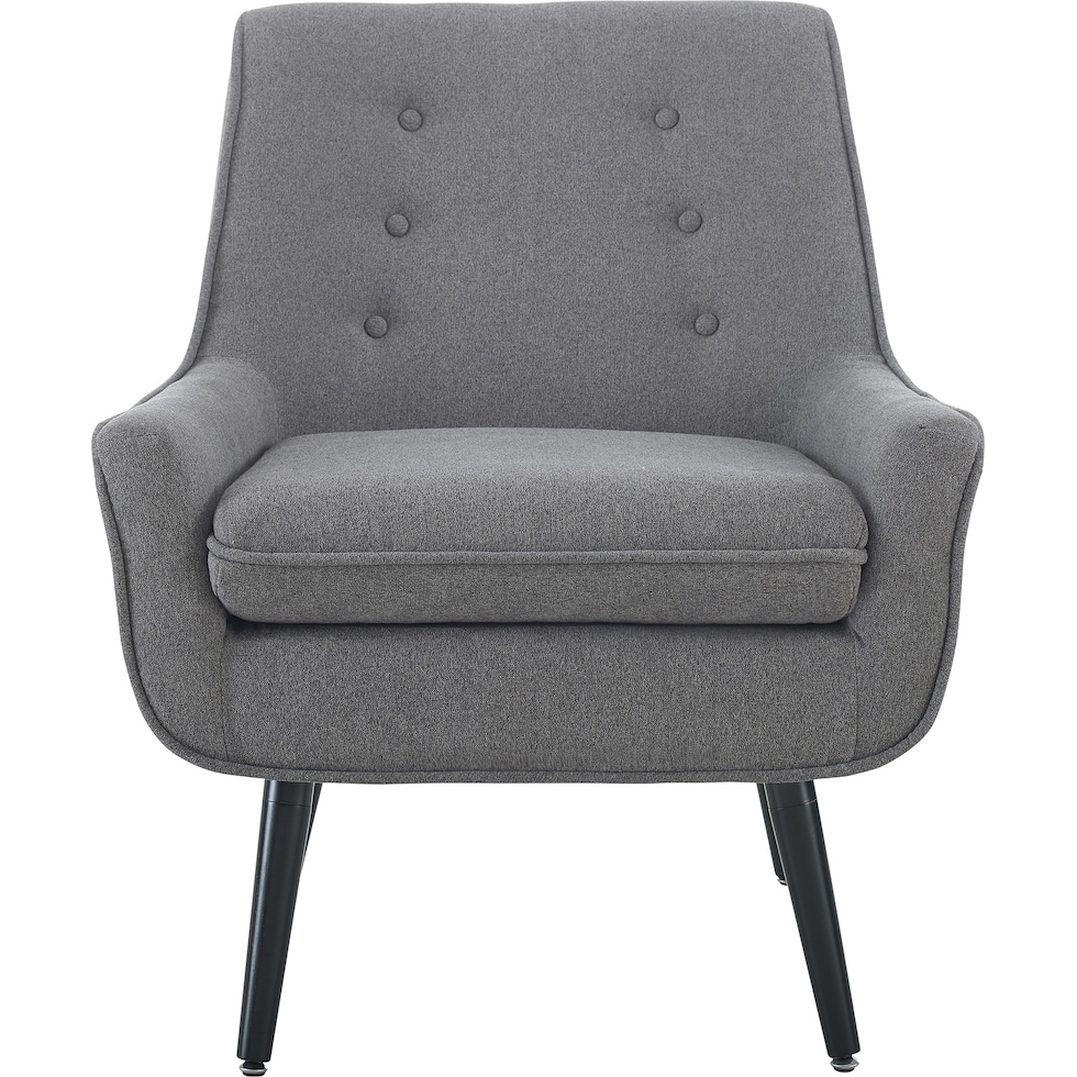 salem gray accent chair   