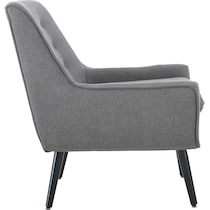 salem gray accent chair   