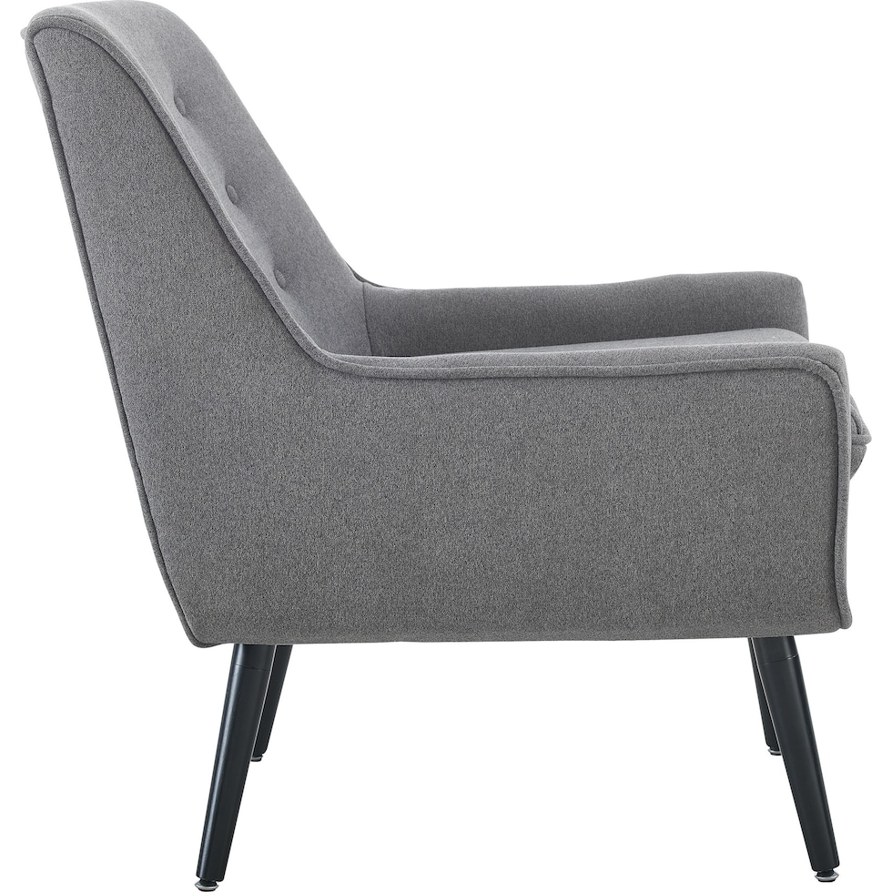 salem gray accent chair   