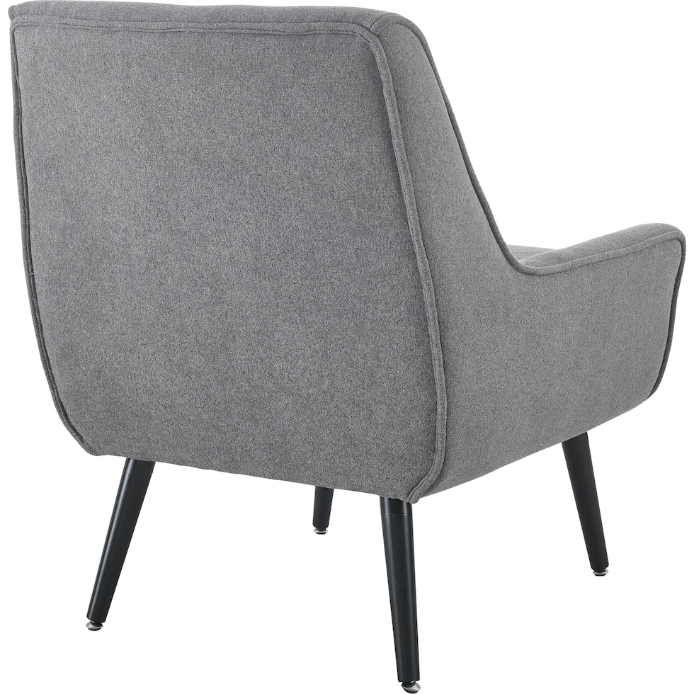 salem gray accent chair   