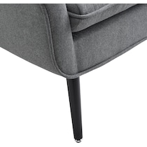 salem gray accent chair   