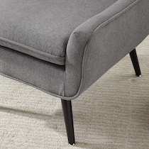 salem gray accent chair   