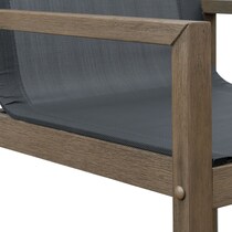 salinas gray outdoor dining chair   