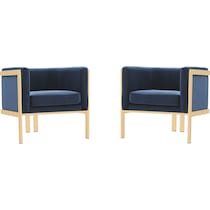 salma blue chair   