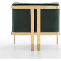 salma green accent chair   