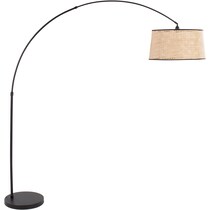salon black floor lamp   