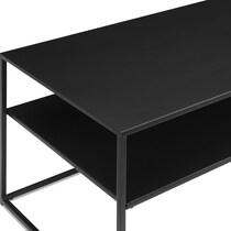 samar black coffee table   