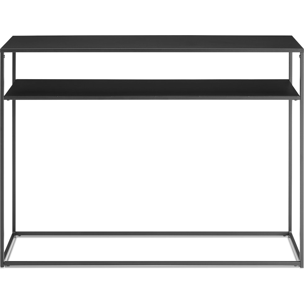 samar black console table   