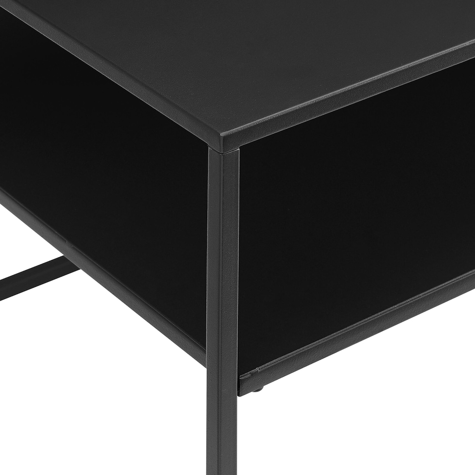 samar black end table   