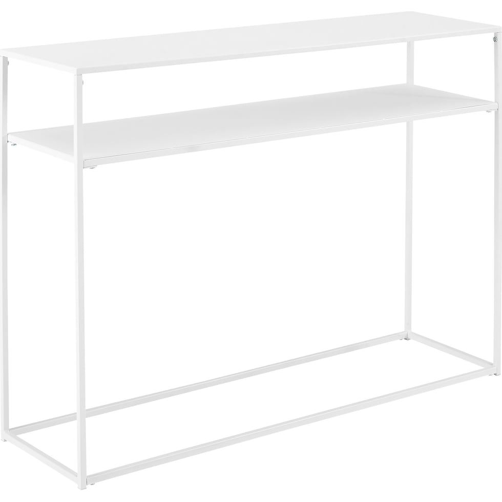 samar white console table   