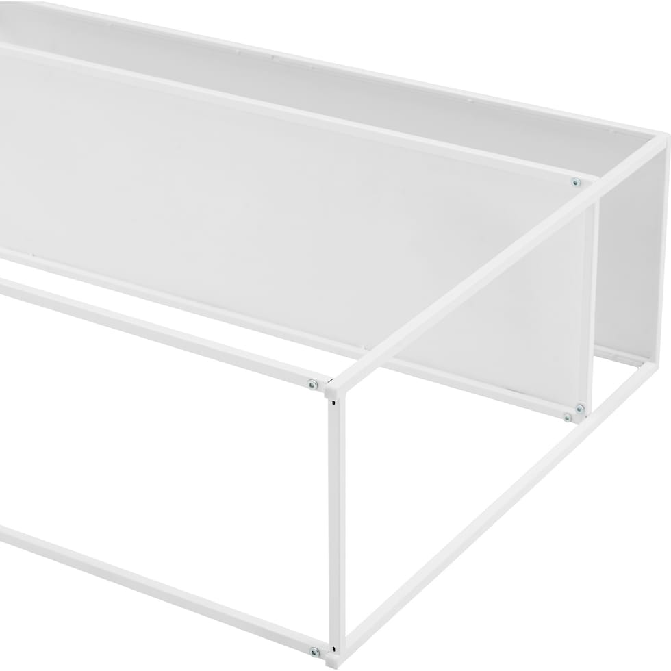samar white console table   