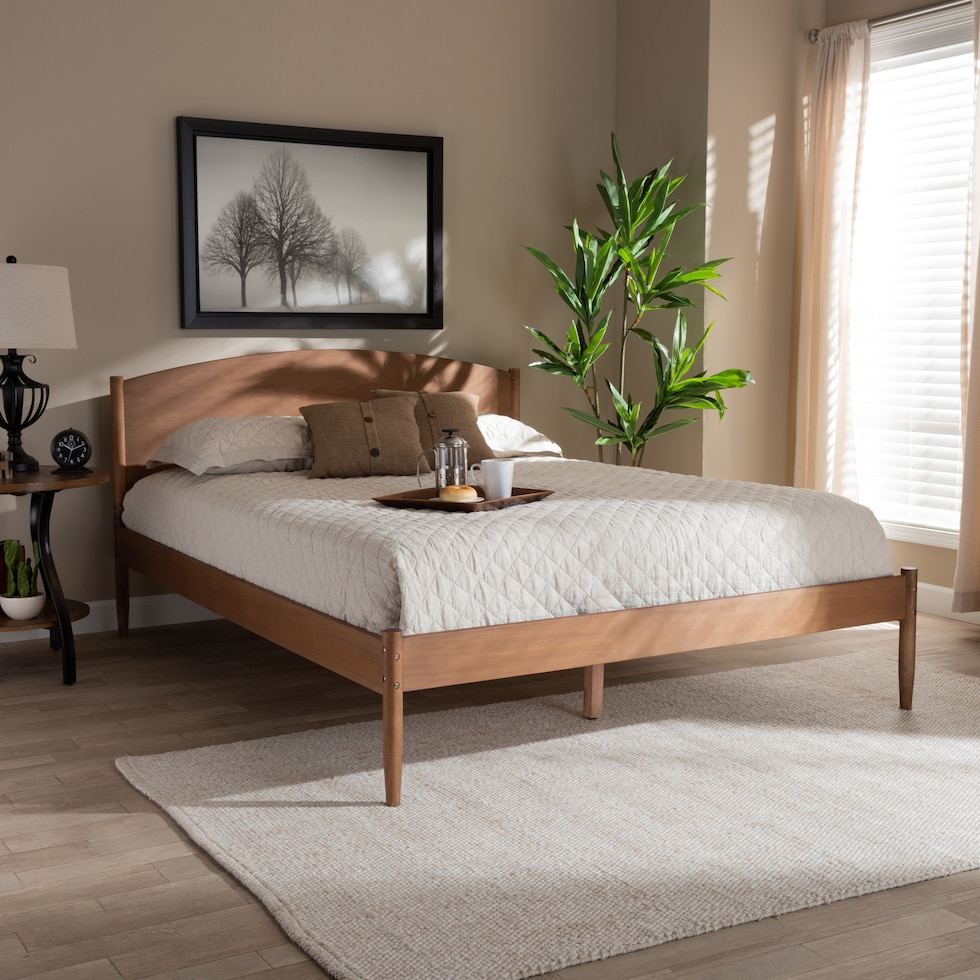 samaya dark brown full bed   