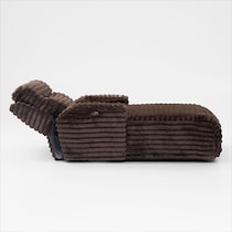 sammy dark brown chaise   