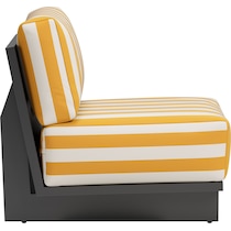 san carlos yellow white outdoor chair   