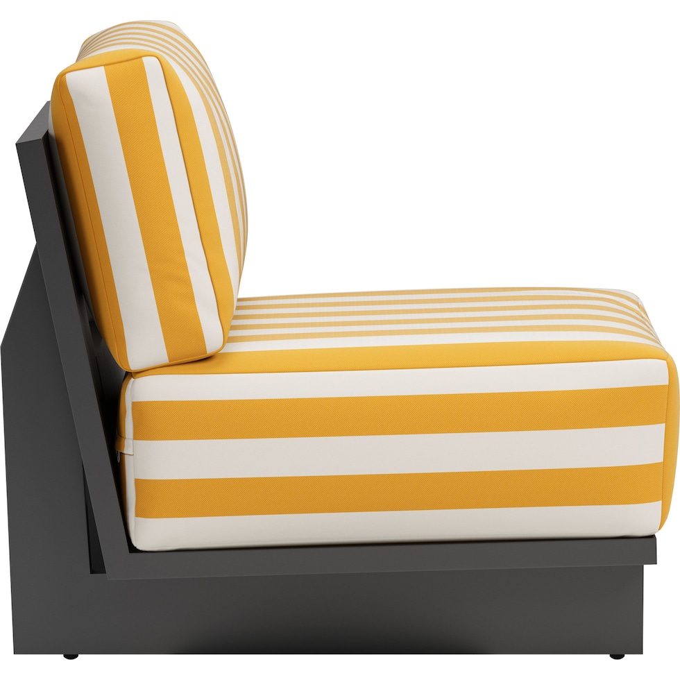 san carlos yellow white outdoor chair   