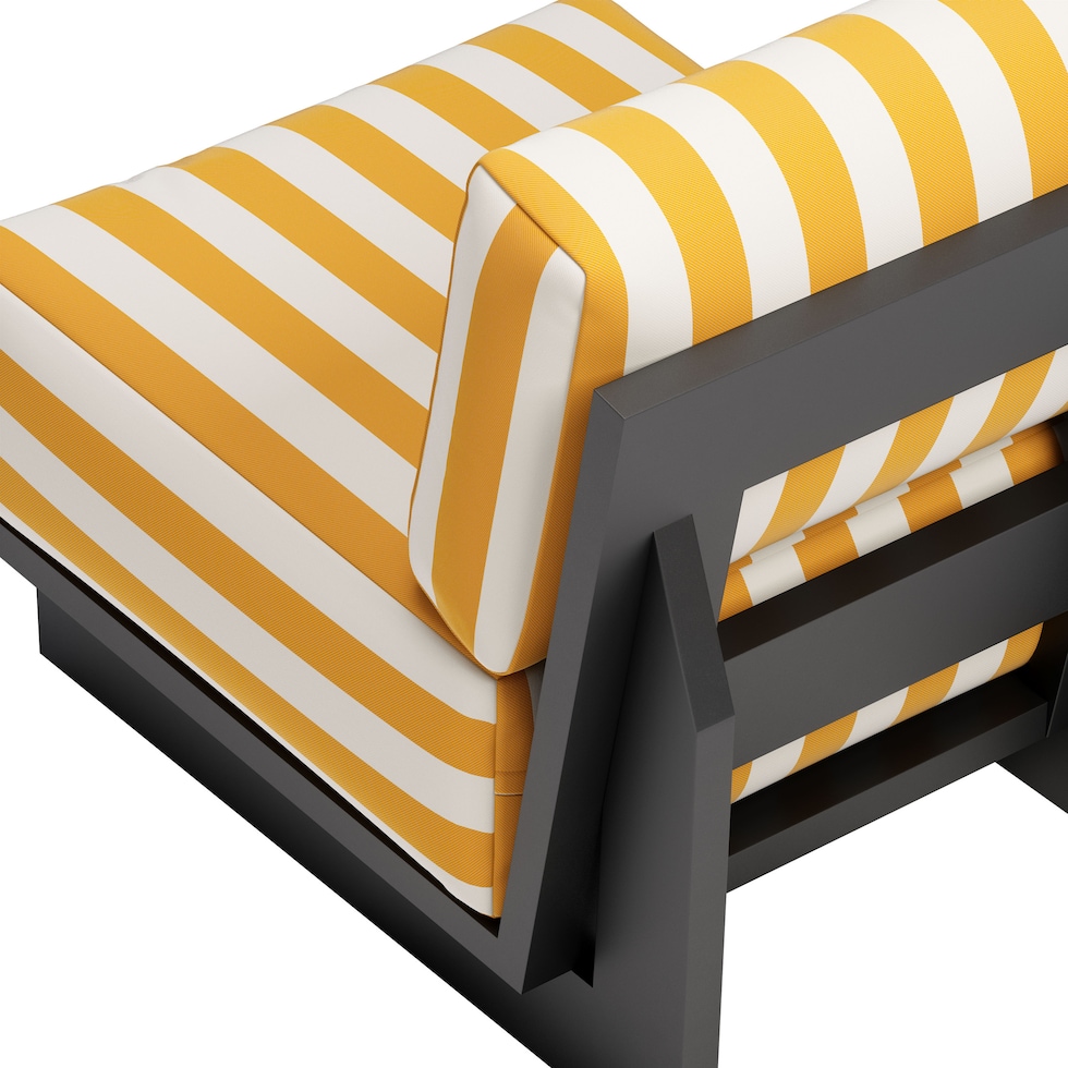 san carlos yellow white outdoor chair   
