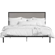 san francisco gray king bed   