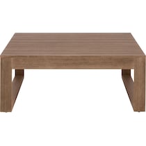 sand bridge light brown outdoor coffee table   