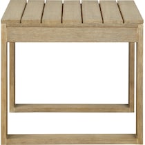 sand bridge light brown outdoor side table   