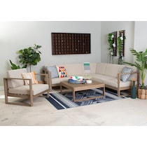 sand bridge natural outdoor chair   