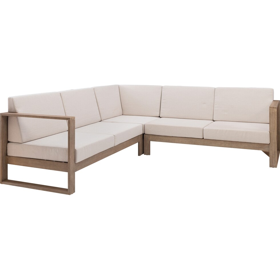sand bridge natural outdoor sectional   