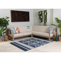 sand bridge natural outdoor sectional   