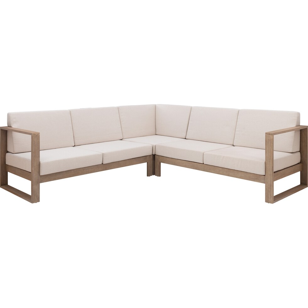 sand bridge natural outdoor sectional   