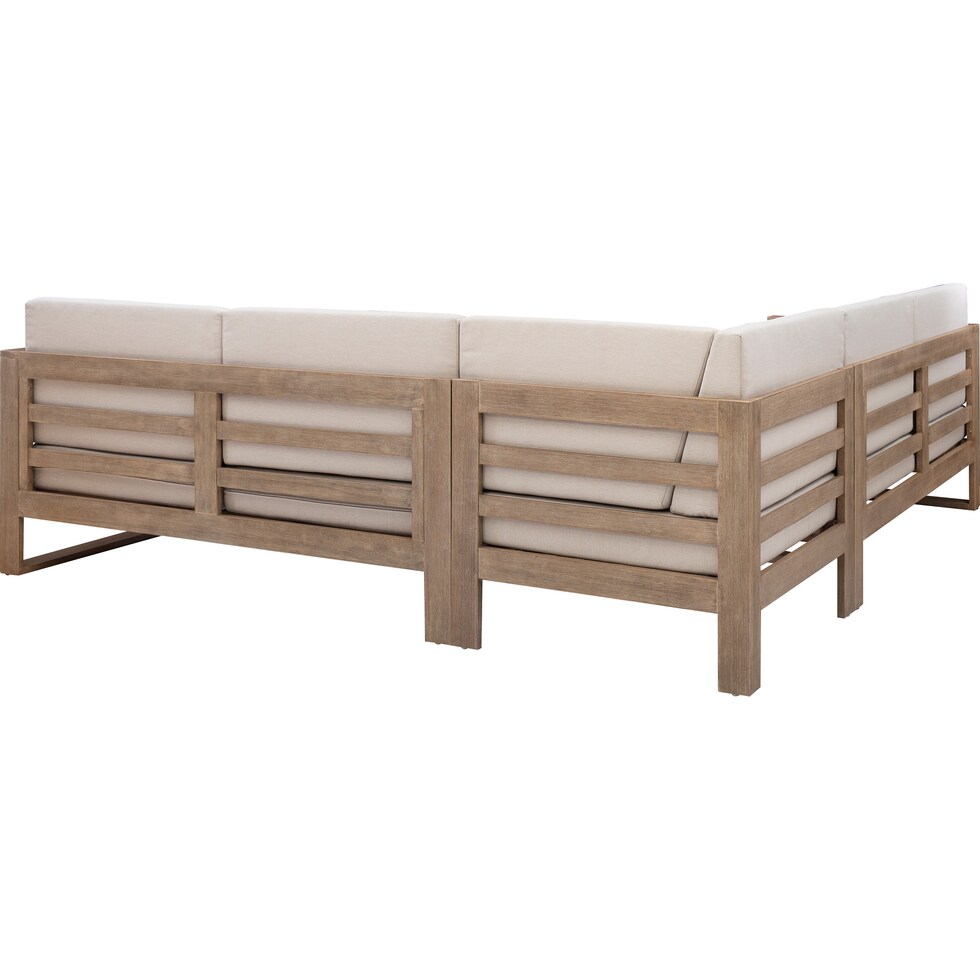 sand bridge natural outdoor sectional   