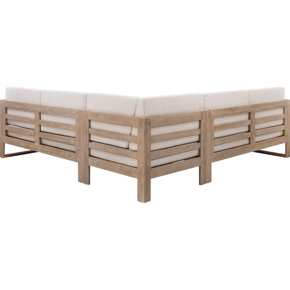sand bridge natural outdoor sectional   
