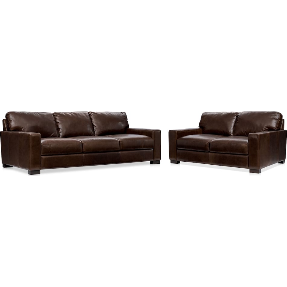 sanderson dark brown  pc living room   